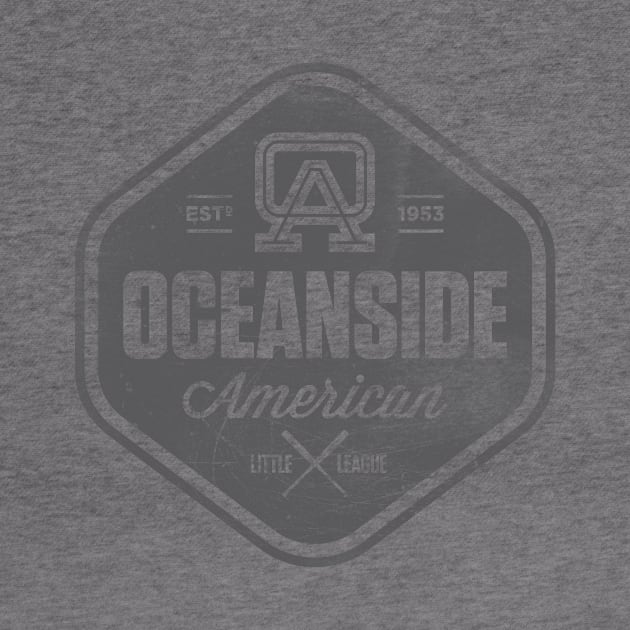 OALL Hex Design (Grey Distressed) by Oceanside American Little League